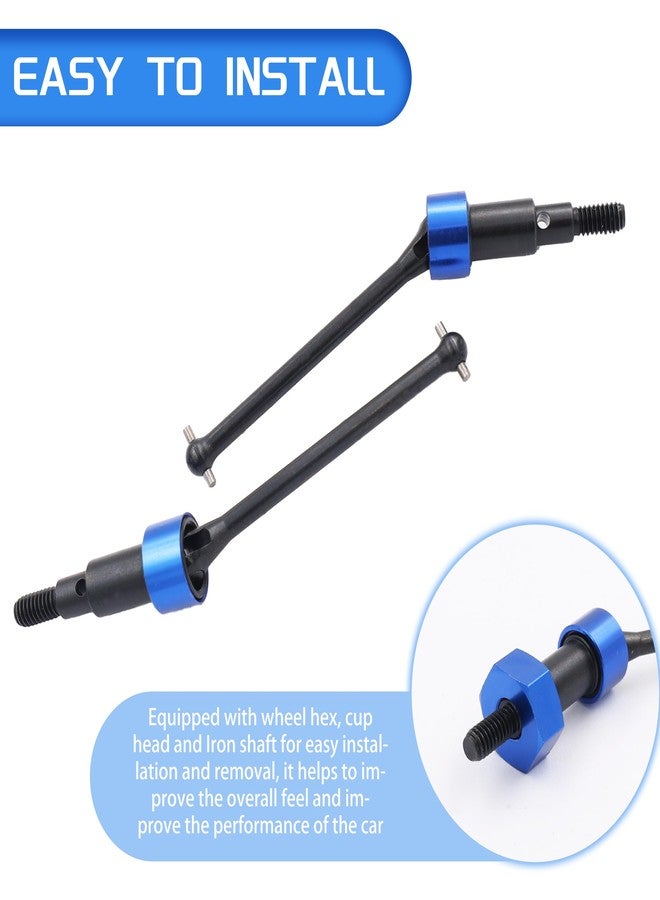 Raflot Steel CVD Drive Shaft Front Rear CVD Driveshaft with Aluminum 7075 Wheel Hex Upgrade Parts for Arrma 1/18 Granite Grom Typhon Grom Mega 380 Upgrade Parts - Image 5